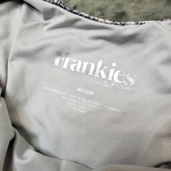 Frankie's Bikinis 'Coastline' One Piece Swimsuit in Python - Picture 7 of 9